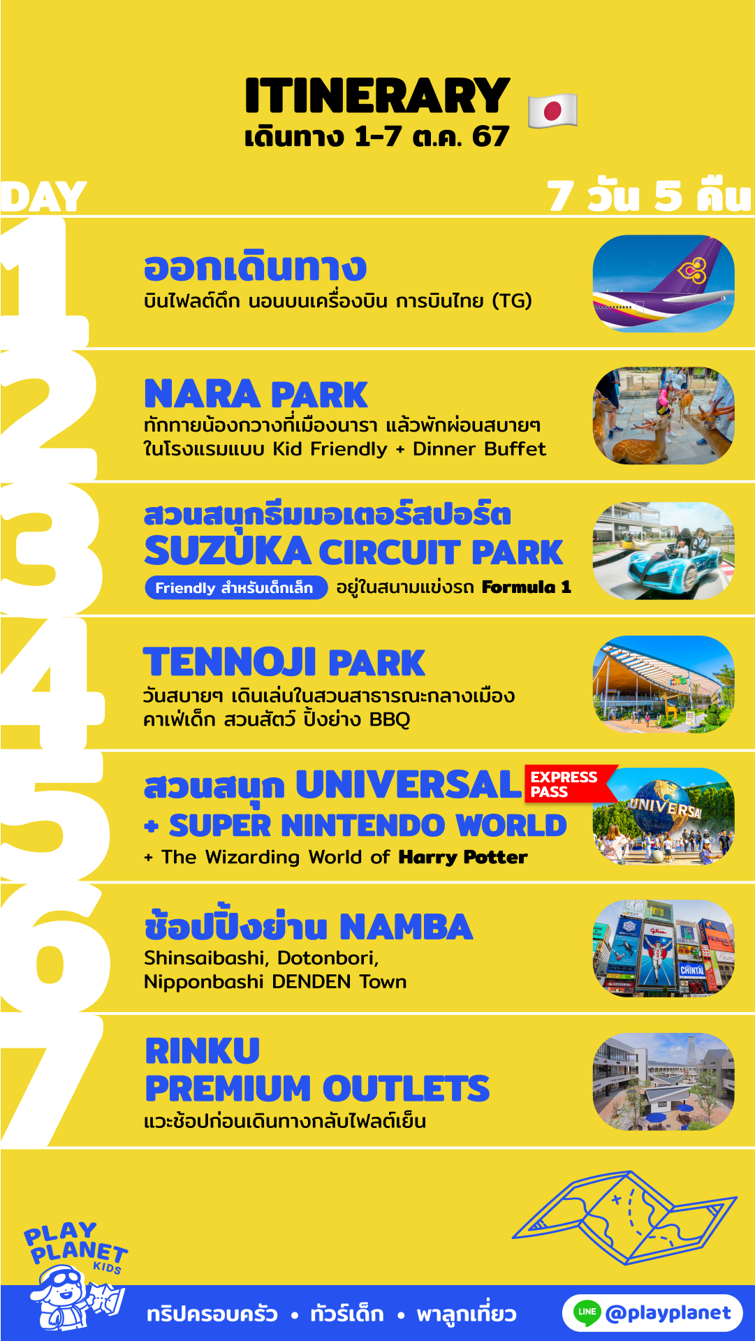 ทริปครอบครัว ทัวร์เด็ก เที่ยว Osaka Suzuka Super Nintendo World